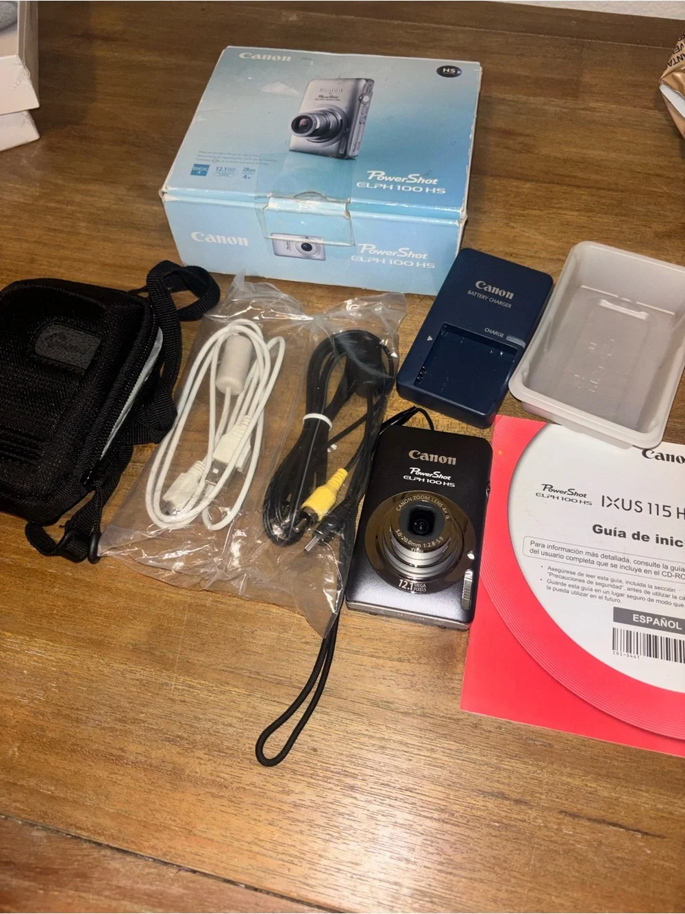 Canon PowerShot ELPH 100 HS Compact Digital Camera - Silver